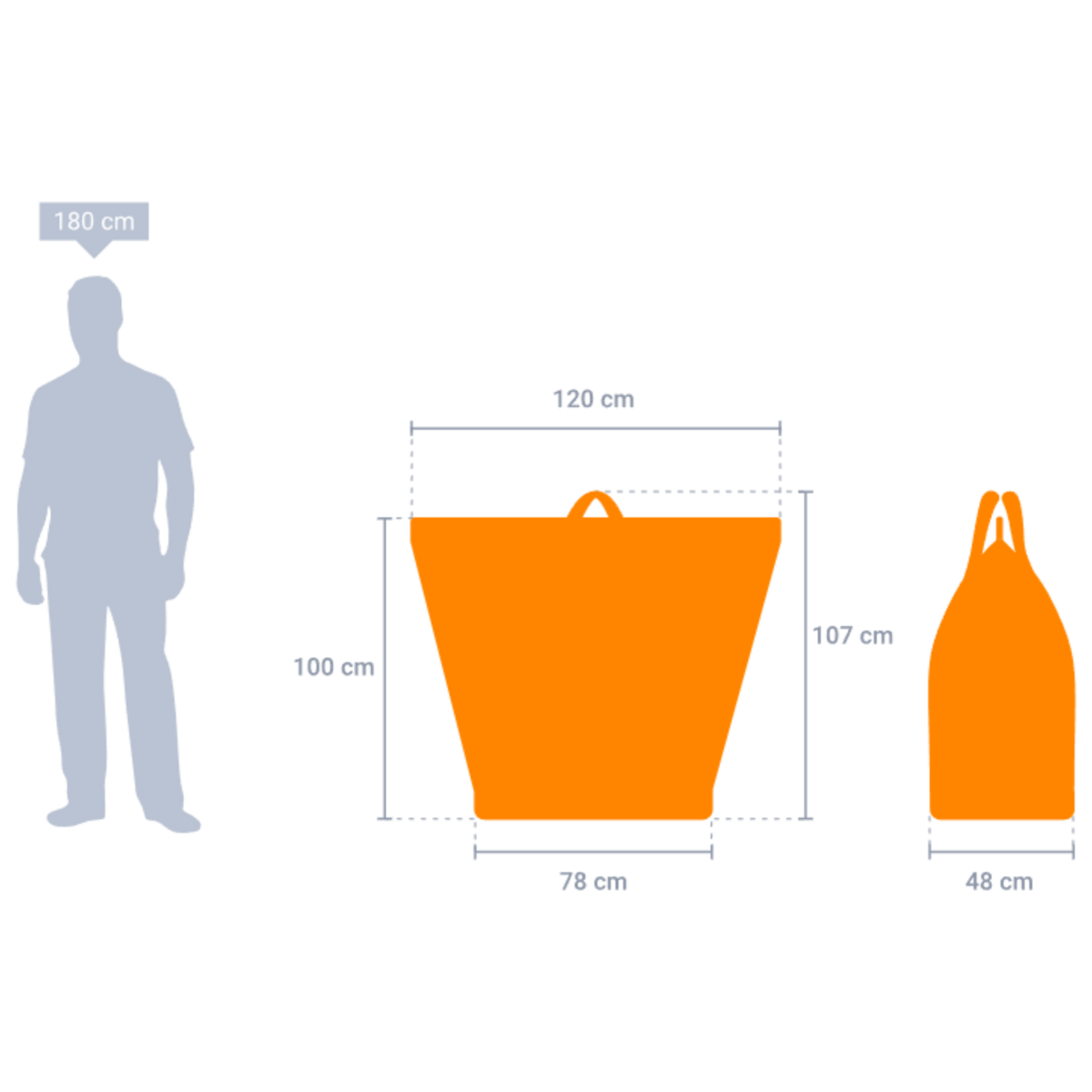 EMG Big Square Lifting Bag (400kg) (320L)