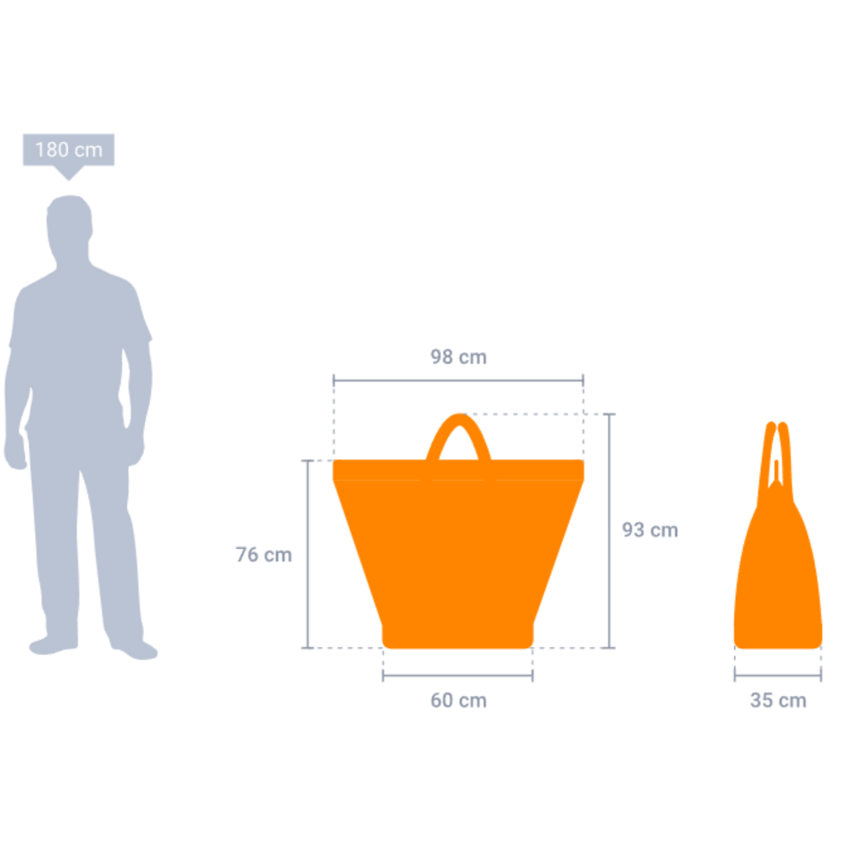 Medium Square Lifting Bag (150kg) (150L)