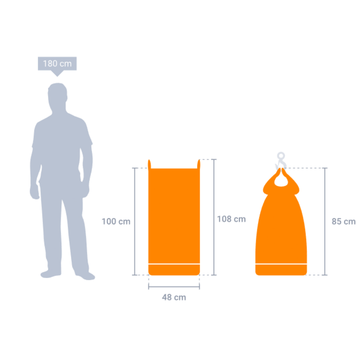 EMG Large Cylinder Lifting Bag (80kg) (150L)