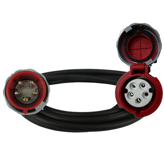 Rubber Flex Extension Leads 6mm 32A