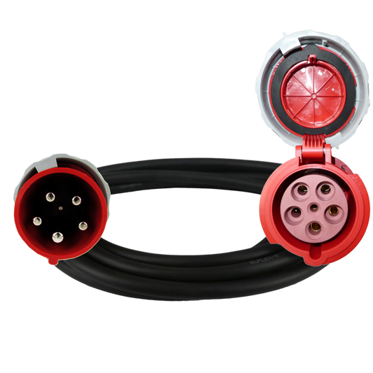 Rubber Flex Extension Leads 16mm 63A