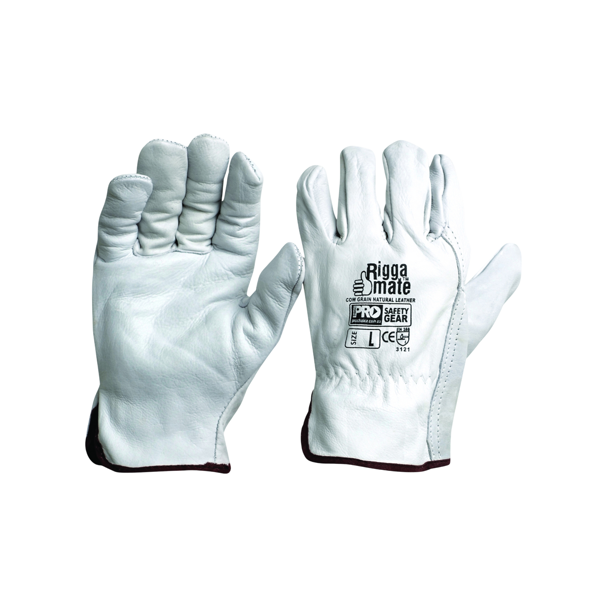 Riggamate Natural Cowgrain Gloves
