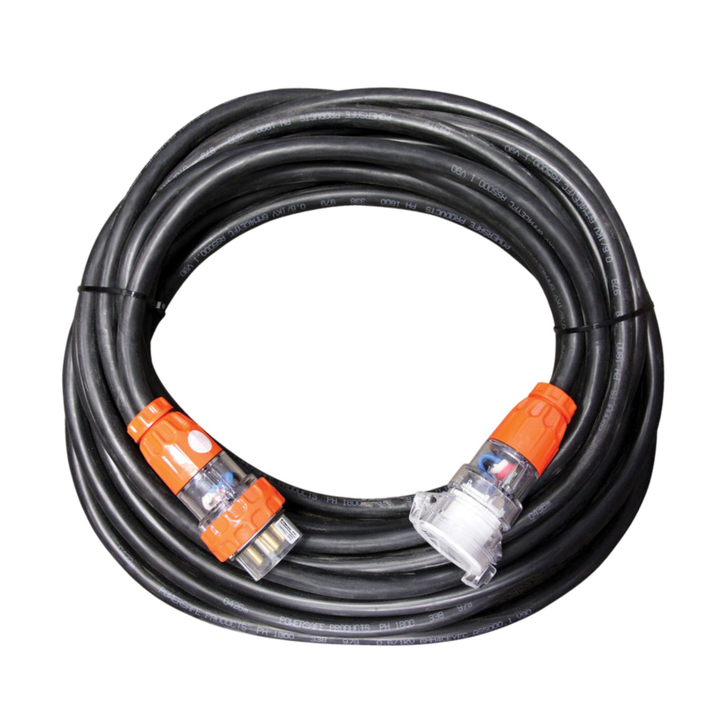 Rubber Flex Extension Leads 6mm 32A