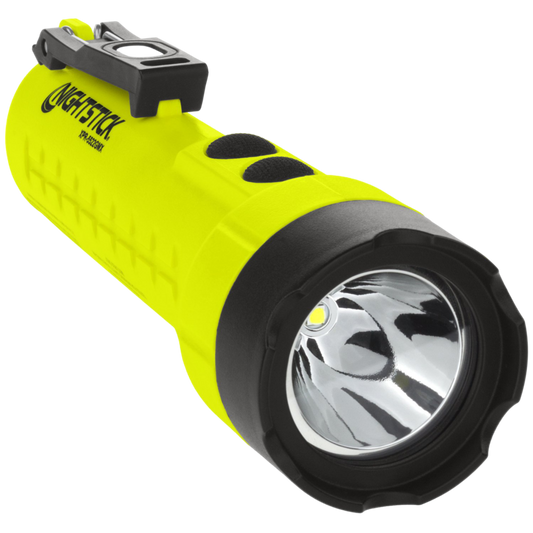 Nightstick Rechargeable Dual-Light Flashlight w/Magnets - Intrinsically Safe