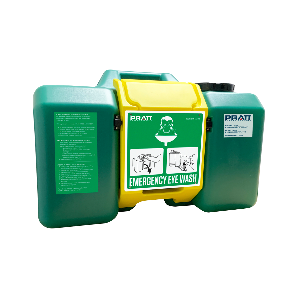 Portable Gravity Fed Eye Wash Unit 35L