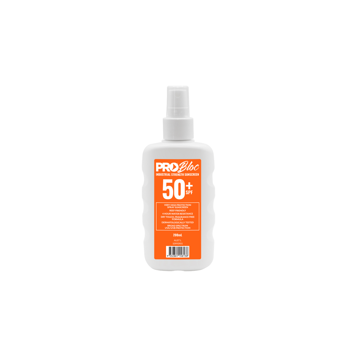 PROBLOC SPF 50+ Sunscreen 200ml Spray Bottle