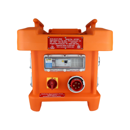 MB01-TMS: – Single & 3 Phase Outlets