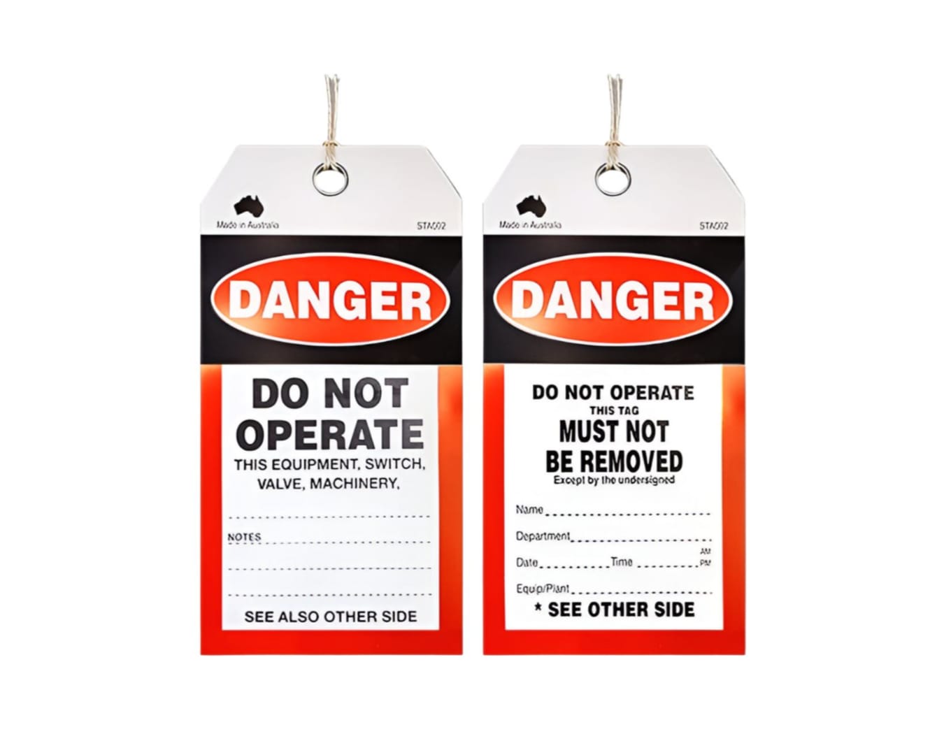 Safety Tag 